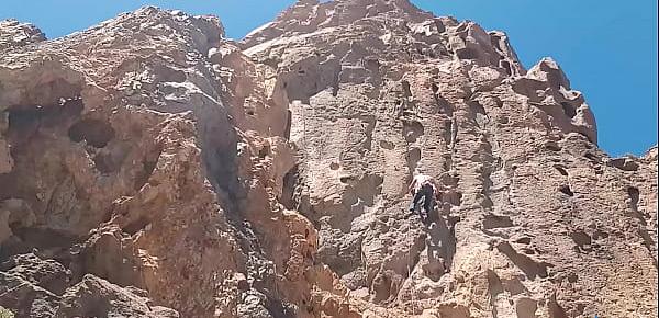  Rock Climbing OUTDOOR Adventure shaky multiple ORGASMS & CREAMPIE - Ocean Crush